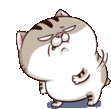 Ami Fat Cat Angry Sticker - Ami Fat Cat Angry Mad Stickers
