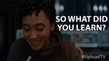 So What Did You Learn Andy Allo GIF - So What Did You Learn Andy Allo Nora GIFs