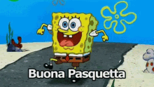 Pasquetta Buona Pasquetta Lunedì Dell'Angelo Spongebob Escursione Gita GIF - Easter Monday Happy Easter Monday Spongebob GIFs