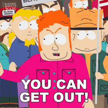 You Can Get Out Skeeter GIF - You Can Get Out Skeeter South Park GIFs