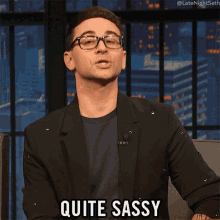 Quite Sassy Christian Siriano GIF - Quite Sassy Christian Siriano Late Night With Seth Meyers GIFs
