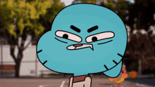 The Amazing World Of Gumball Impacted GIF - The Amazing World Of Gumball Impacted Gumball GIFs