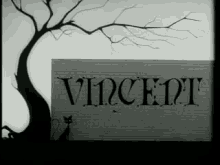 Vincent GIF - Tim Burton Vincent Cat GIFs
