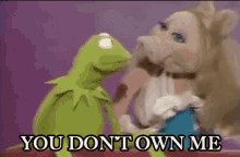 Get Out GIF - Kermit Miss Piggy The Muppets GIFs
