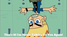 Johnny Test Thats It GIF - Johnny Test Thats It Im Never Talking To You Again GIFs