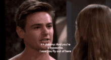 Days Of Our Lives Johnny Dimera GIF - Days Of Our Lives Johnny Dimera Allie Horton GIFs