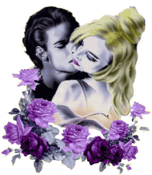 szerelem kiss lavender flowers