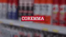 coremma products blurry items display