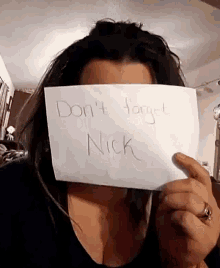 Nick Dont Forget GIF - Nick Dont Forget GIFs