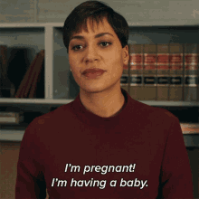 Im Pregnant Im Having A Baby GIF - Im Pregnant Im Having A Baby Lucca Quinn GIFs