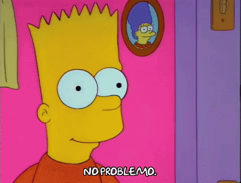 Bart No Problemo GIF - Bart No Problemo The Simpsons - Descubre