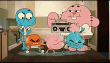 The Amazing World Of Gumball Copatoon GIF - The Amazing World Of Gumball Copatoon Rock GIFs