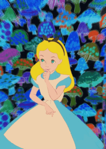 Alice In Wonderland Shrooms GIF - Alice In Wonderland Shrooms Mushrooms GIFs