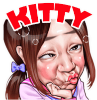 Miggi Kitty Sticker - Miggi Kitty Stickers