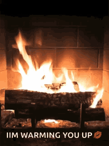 Fire Place Im Warming You Up GIF - Fire Place Fire Im Warming You Up GIFs