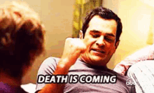 Death Is Coming GIF - Modern Family Phil Dunphy Ty Brurrell GIFs