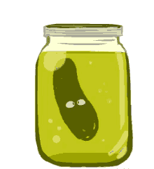 Pepinillo GIF - Pickle Sad In A Jar GIFs
