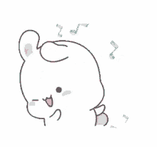 bunny cute kawaii singing happy