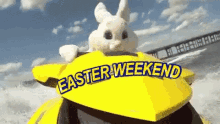 Easter Weekend Party Bunny GIF - Easter Weekend Party Bunny Funny Easter GIFs