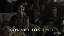 How Nice To See You Queen Elizabeth Ii GIF - How Nice To See You Queen Elizabeth Ii Olivia Colman GIFs