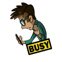 texting busy