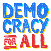 lcv democracy for all democracy equal equal means equal