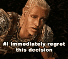 regret decision zevran dragon age elf