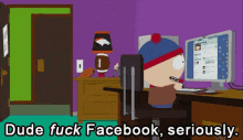 Facebook GIF - Seriously Southpark Fuckfacebook GIFs