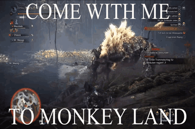Come With Me To Monkey Land Afrika GIF - Come With Me To Monkey Land Monkey Monke GIFs