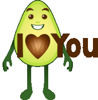 I Love You Avocado Adventures Sticker - I Love You Avocado Adventures Joypixels Stickers