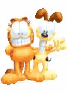 Garfield And Odie GIF - Garfield And Odie GIFs
