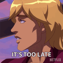 Its Too Late Prince Adam GIF - Its Too Late Prince Adam Masters Of The Universe Revelation GIFs