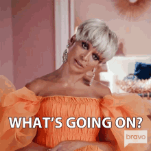 Whats Going On Karen Huger GIF - Whats Going On Karen Huger Real Housewives Of Potomac GIFs
