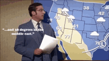 Steve Carrell Weather Forecast GIF - Steve Carrell Weather Forecast 38degrees In The Middle East GIFs