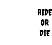 Ride Die Sticker - Ride Die Ethereals Stickers