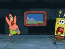Scared Spongebob GIF - Scared Spongebob Patrick GIFs