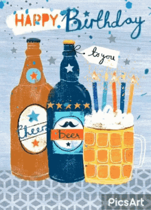 Happy Birthday Celebration GIF - Happy Birthday Celebration Beer GIFs