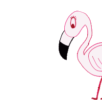 Forthright Flamingo Veefriends Sticker - Forthright Flamingo Veefriends Straightforward Stickers