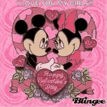 Mickey Minnie GIF - Mickey Minnie Valentines Day GIFs