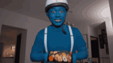 Blue Guy Lyfe GIF - Blue Guy Lyfe Sushi GIFs