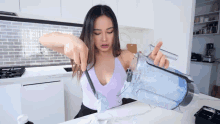 Spill Food Chloe Ting GIF - Spill Food Chloe Ting Oops GIFs