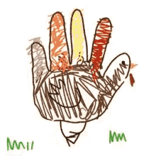happy november happy thanksgiving turkey art drawn turkey