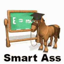 Caricature Of A Smart Ass