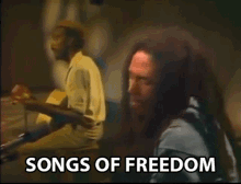 Songs Of Freedom Singing GIF - Songs Of Freedom Freedom Singing GIFs