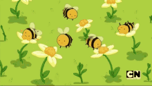 Bees Pollen Pollination GIF - Bees Pollen Pollination Adventure Time GIFs