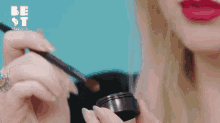 Tap The Product Lightly Makeup Guru GIF - Tap The Product Lightly Makeup Guru Makeup Tutorial GIFs