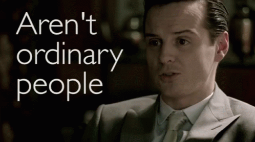 Sherlock Moriarty GIF - Sherlock Moriarty Normal People Are Adorable GIFs
