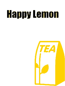 Happy Lemon Boba Tea GIF - Happy Lemon Boba Tea Bubble Tea GIFs