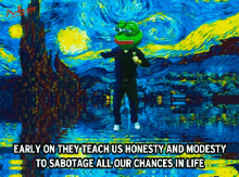 Pepe Meme GIF - Pepe Meme Van Gogh GIFs
