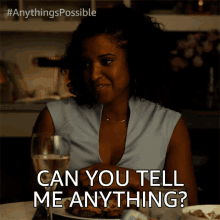 Can You Tell Me Anything Selene GIF - Can You Tell Me Anything Selene Anythings Possible GIFs